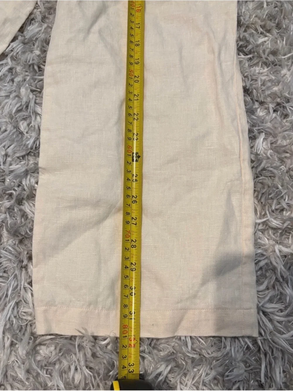 New Without Tags Reformation Olina Linen Wide Leg Pull On Pants Size XSP
